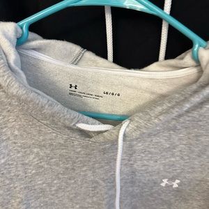 2 like new under armour cropped hoodies large women’s